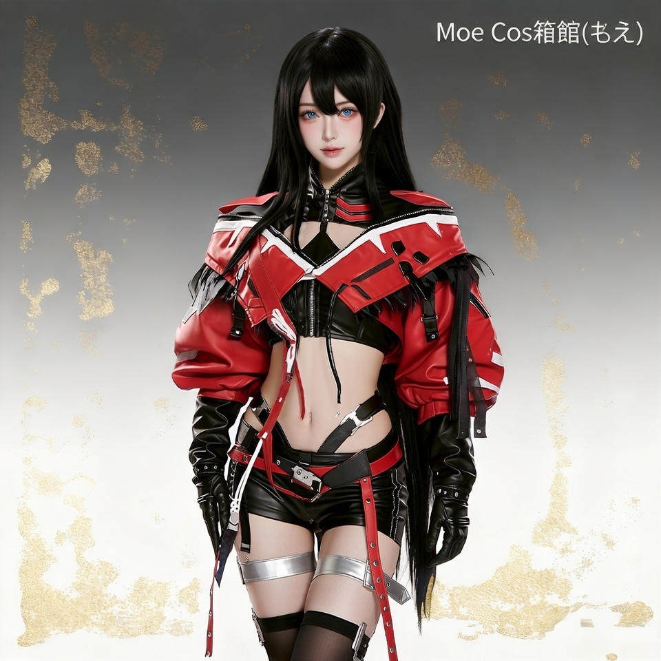 麦晓雯cos三角洲行动联动明日方舟红皮维什戴尔cosplay服装