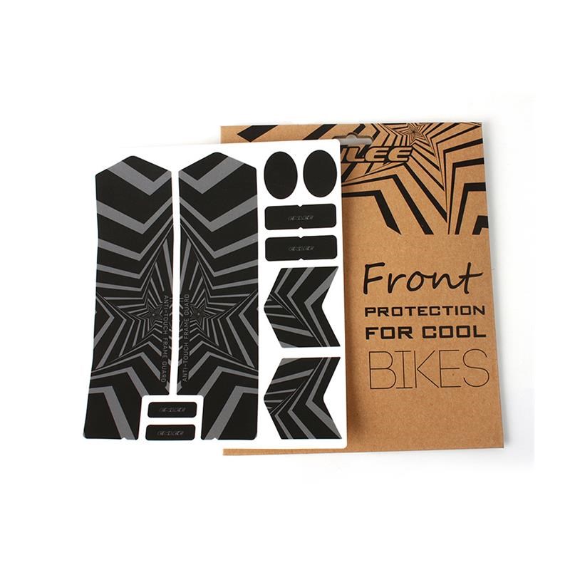 适用 3D反光贴山地车自w行车保护叉贴纸重复粘贴防水贴膜
