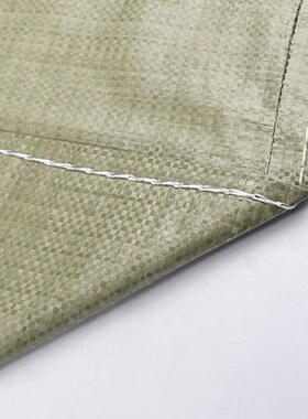 筑采ZHUCAI编织m袋防汛沙袋灰绿色蛇皮袋水泥沙子载重袋加厚款75X