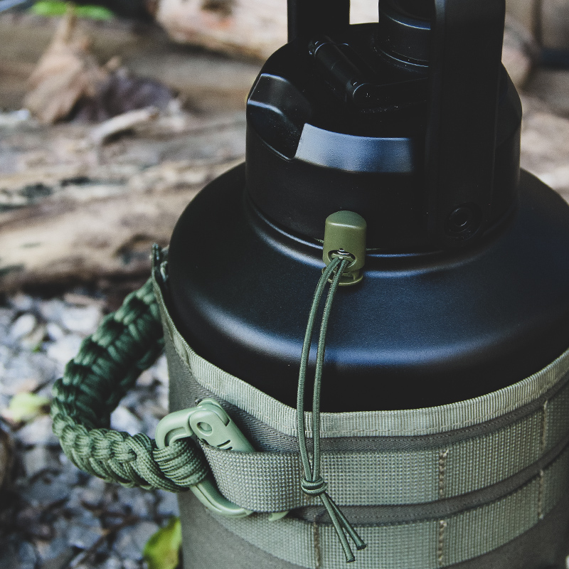 速发户外便携运动大容量保温杯水壶保温保冷O不锈钢冰块储存桶帆