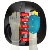 足疗机按器脚底足疗仪家用商用理疗滚轮足N疗器气囊揉捏足底包裹