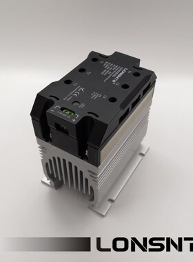 LG3A4825D蓝石LONSNrTE三相固态继电器25A交流380VAC散热器一体SS