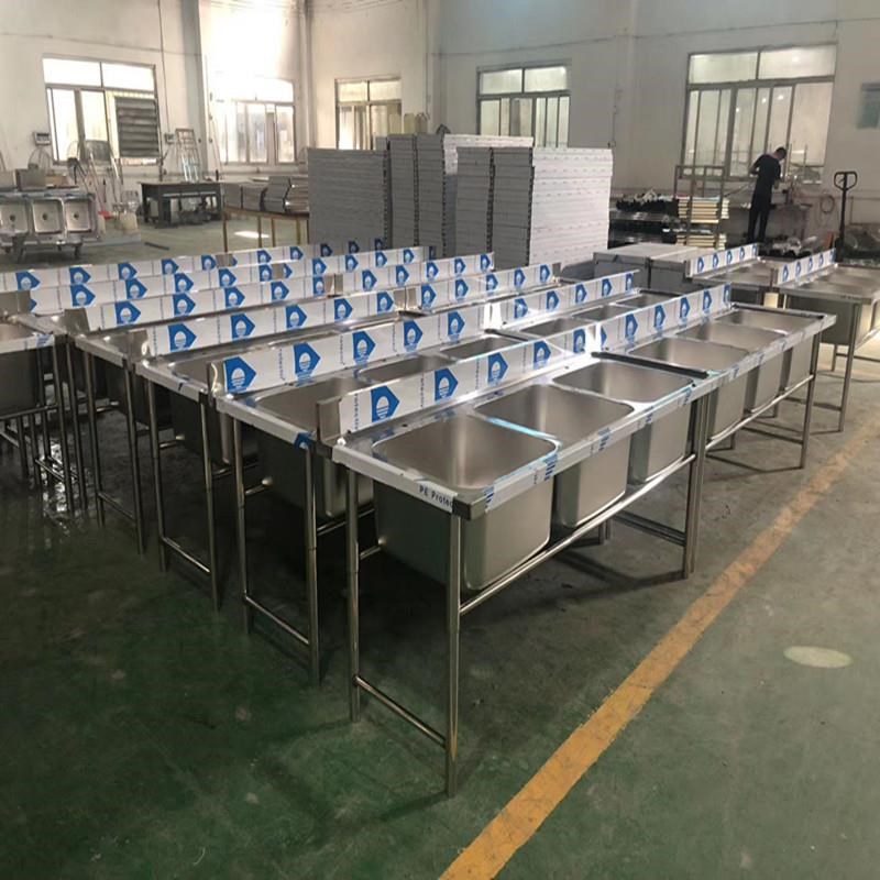 一体拉伸面洗手盆一体r拉伸盆水槽不生锈不积水可拆装厨房清洗池