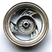 5A前後钢圈铝轮车圈轮子毂 4C瑞梦QS125JT 适用铃木睿彩QS125T