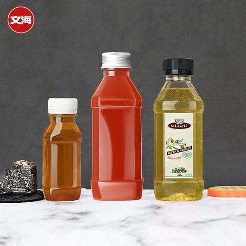 250ML方瓶一次性透明塑料pet空矿F泉水牛奶饮料奶茶果汁分装小瓶