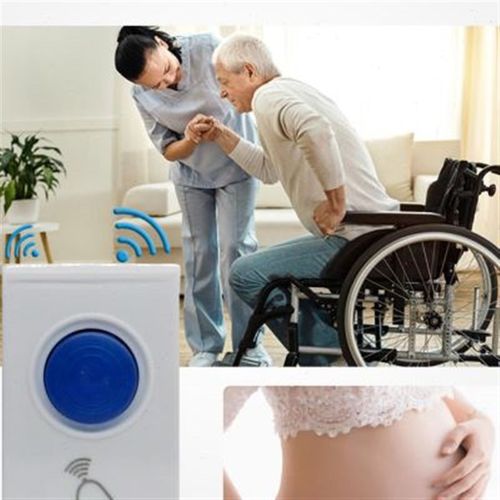 无线门铃家用超远距离一拖二电子门玲遥控智能门铃老人Y病人呼叫