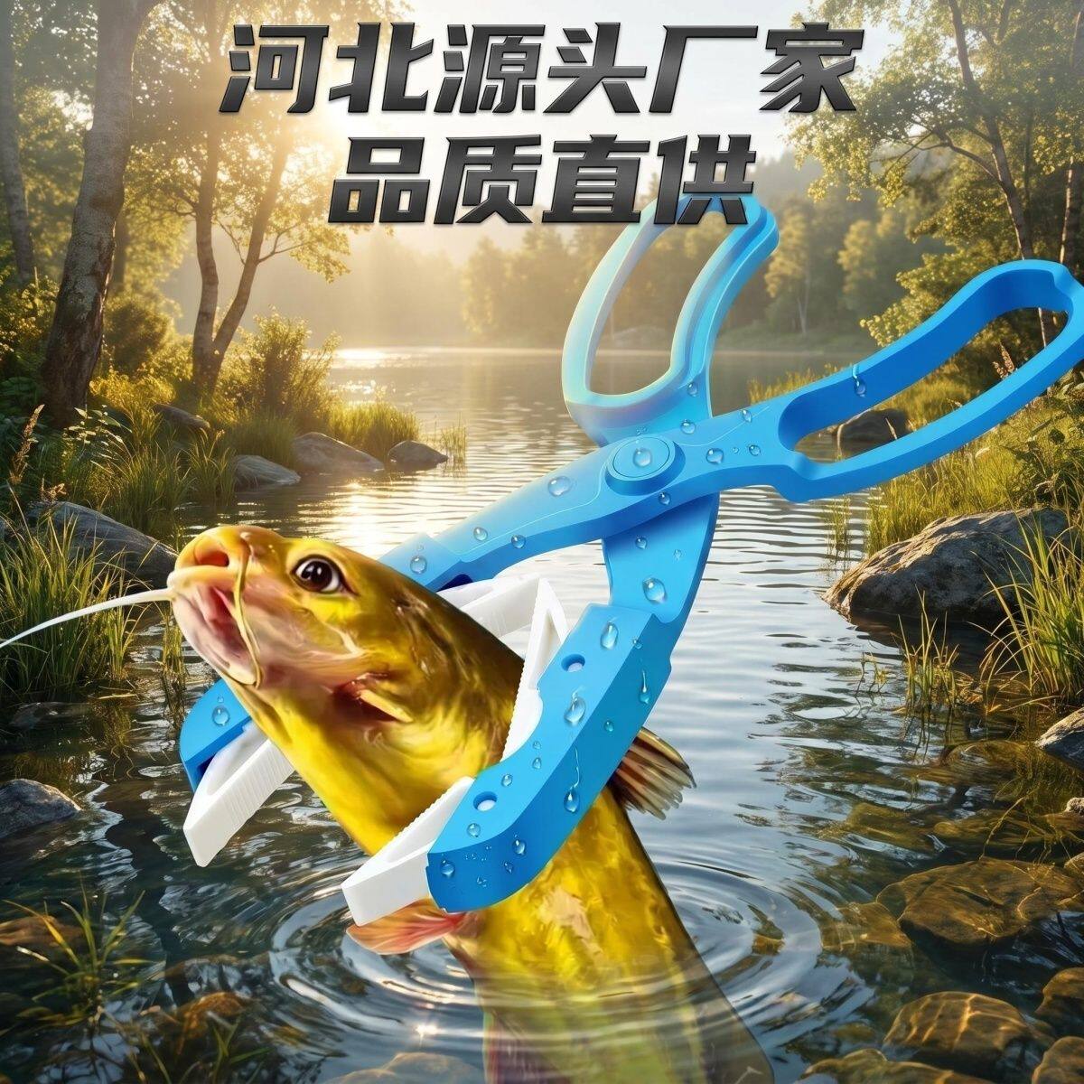 多功能控鱼器抓鱼夹子钓鱼赶海专用夹鱼器可抓螃蟹小鱼