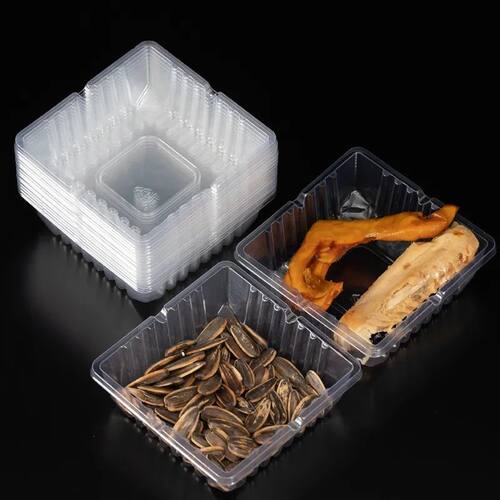 餐桌一次性吐骨碟桌面残渣收纳盘家用纸质垃圾小方盒子