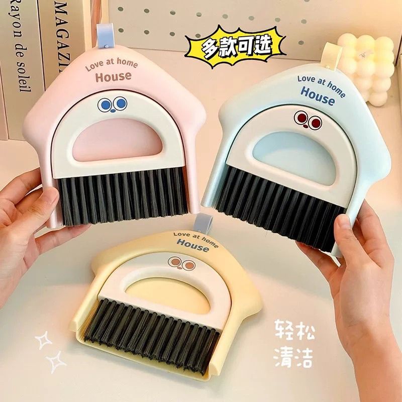 迷你塑料儿童小扫帚笤帚桌面垃圾铲可爱扫把簸箕家用套装