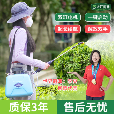 电动喷雾器新款浇花家用小型充电式喷壶农用浇水全自动电动打药机