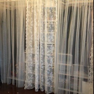 门纱帘磁性防蚊网纱打孔透光装饰遮光G白色L隔断魔术贴镂空半帘窗