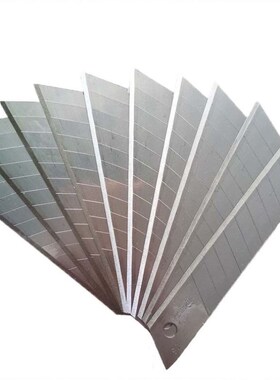 韦德waydeQGL0003美工刀刀片100片装18mIm厚刀片0.6*18*100610