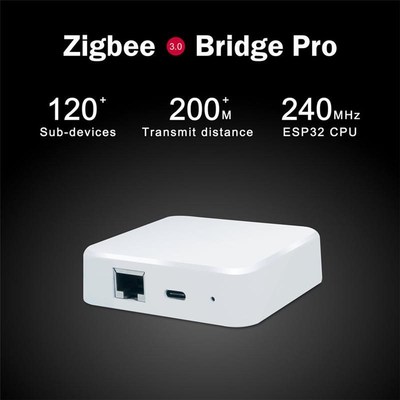 Zigbee3.0有线网关 RJ45无线网关 支持SONOFF涂Y鸦传感/开关