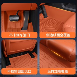 TPE包门槛专用19-22款蔚来xES6女王座驾专用全包围汽车脚垫改装内