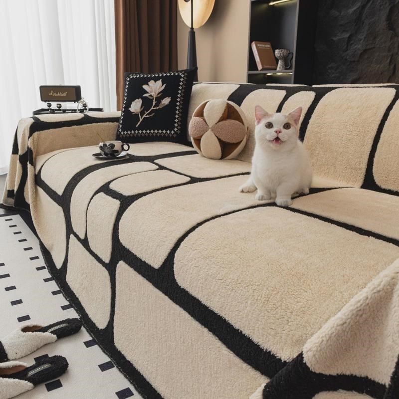 轻奢风沙发洗冬季沙发盖布多y功能午休毯一整块全盖可机巾沙发套,居家布艺,沙发垫,淘宝优惠券,粉丝福利购,淘宝优惠卷