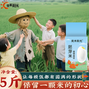 东北大米5斤胚芽米真空包装 2.5kg珍珠米长粒香米蟹田米2025年新米