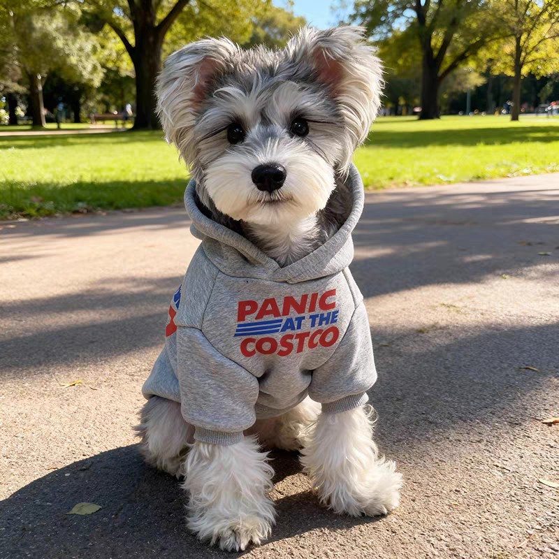 宠物狗衣服秋冬款保暖连帽卫衣