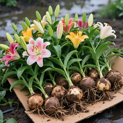 香水百合种球绿植盆栽花卉室内阳台庭院四季好养易活桌面种植室外