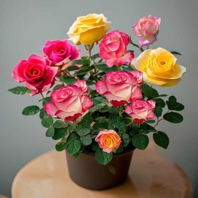 月月红 盆栽植物 四季卉观花绿植物盆栽月季蔷薇室内庭院阳台四季