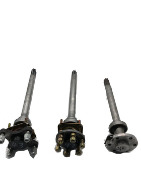 三轮车悬浮半轴六l孔带圆盘半轴6孔6齿圆盘半轴缺口半轴6206轴承