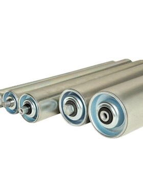 不锈钢托辊无动力滚筒滚轴25mm38/50/60/76/89链轮X传送输送带辊