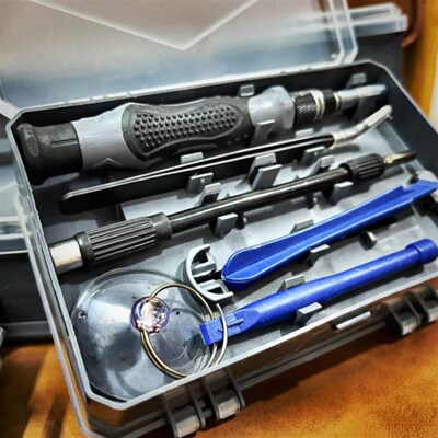 不入手一套可惜了!115件套螺丝刀钟表手L机拆卸安装维修工具套装