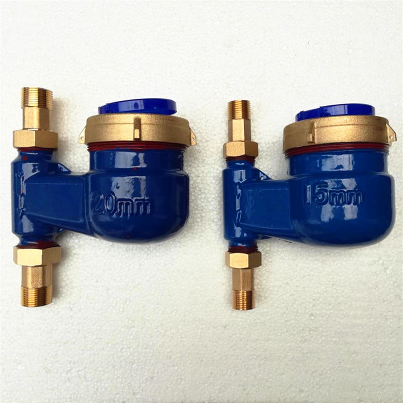 家用水表立式4分6分上进水下出水冷热G水表数字指针式竖式自来水