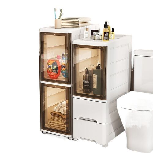 卫生间夹缝收纳柜浴室厨房置物y架子客厅卧室窄缝抽屉式储物柜家