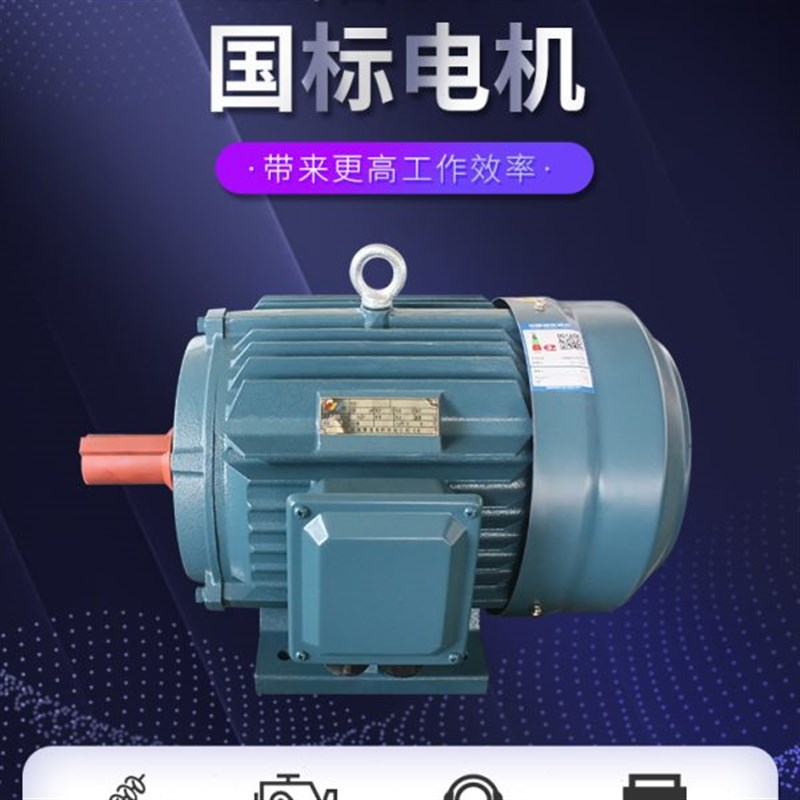 YEH/YE2三相异步380V电机全铜2/4/6/8极0.75/1.1/1.5/S2.2/3~450K