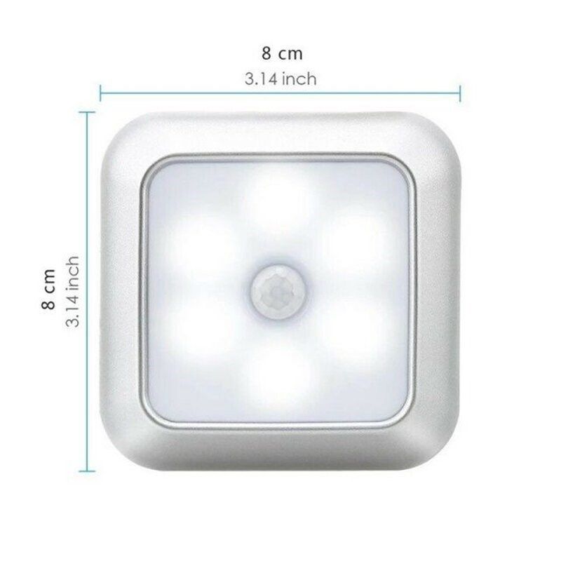 3pcs Modtion Sensor Wardrobe Cabinet Closet Lamp LED Night L