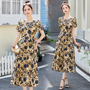 现货 P125 立体碎花连衣裙女夏季 6213 K268 设计感1C115