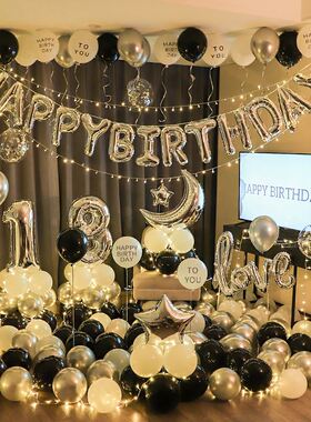 balloon adult birthday party decoration letter balloon新2025