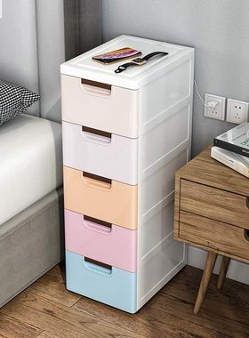 Thickened large plastic drawer type storage cabinet shoe cab