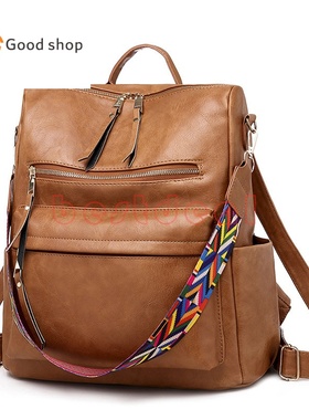 Fashion pu Leather Ladies Backpack Women Girls Shoulder Bag