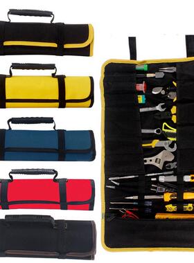 Tool Bag Roll Up Tool Pouch Electrician Tool Organizer Oxfor