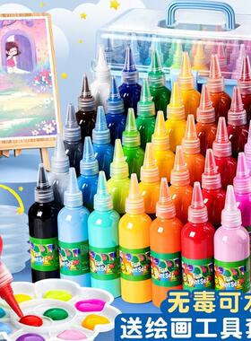 丙烯颜料Acrylic Paint Set Drawing Tool Painting white paint.