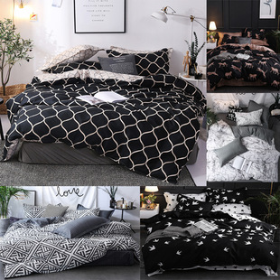 quilt duvet cover+2pillow cases 50*0cm bedding sets跨境香港