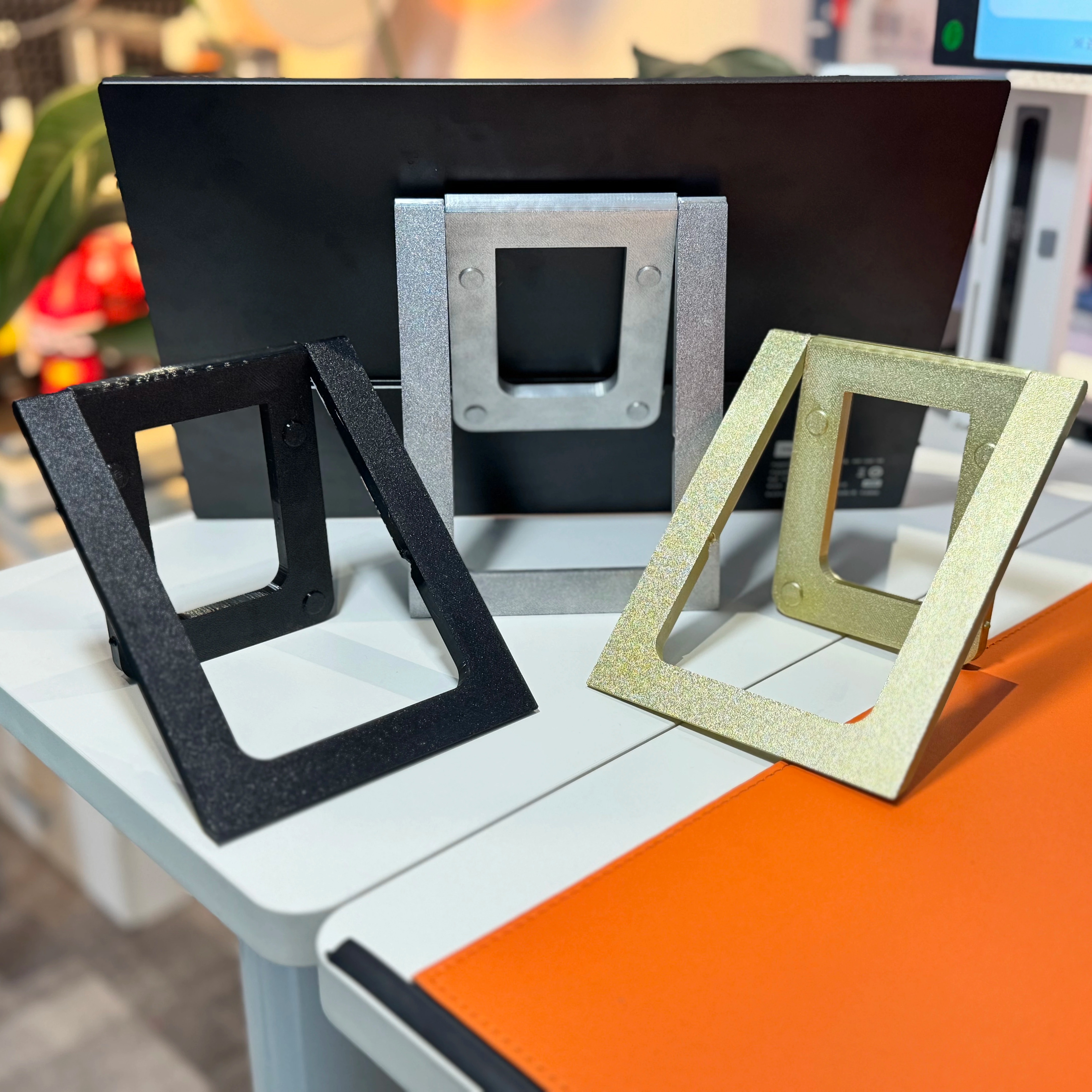 便携屏VESA机身折叠支架（触摸屏可用） 原创设计