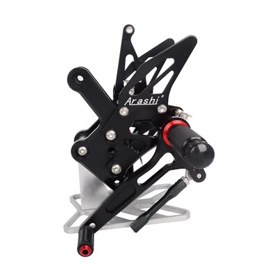 适用KAWASAKI 川崎ZX4Ru/ZX4RR 改装CNC升高脚踏总成 增高后移脚