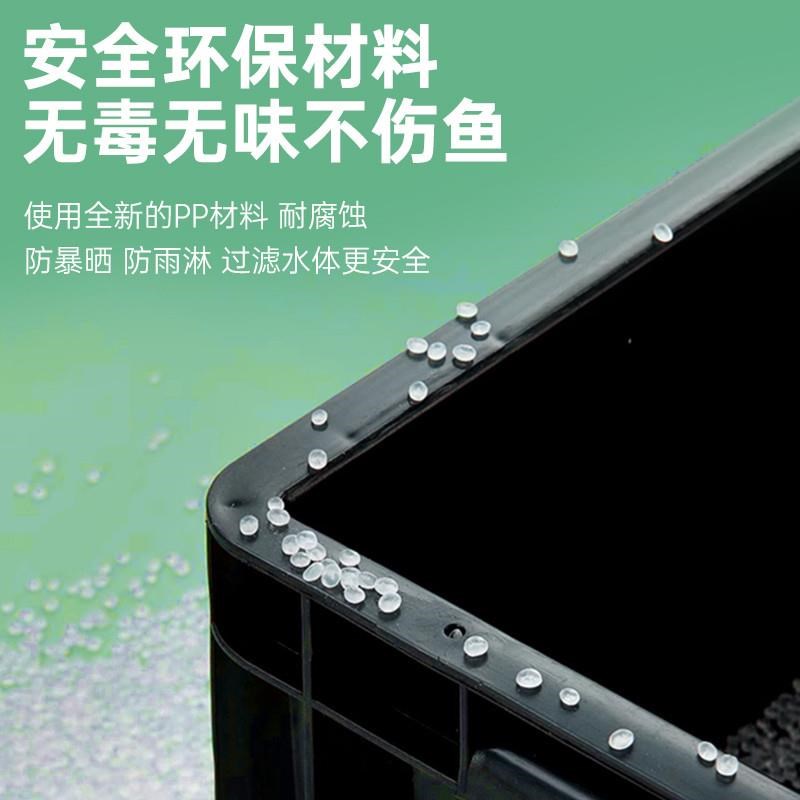 大拇指工业风周转箱过滤鱼缸过滤器外置上虑滴流盒V过滤箱净水循d