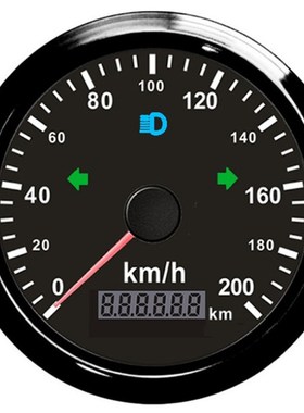 125km/h 8f5mm GPS Speedometer 200km/h For Car Boat Truck 12V