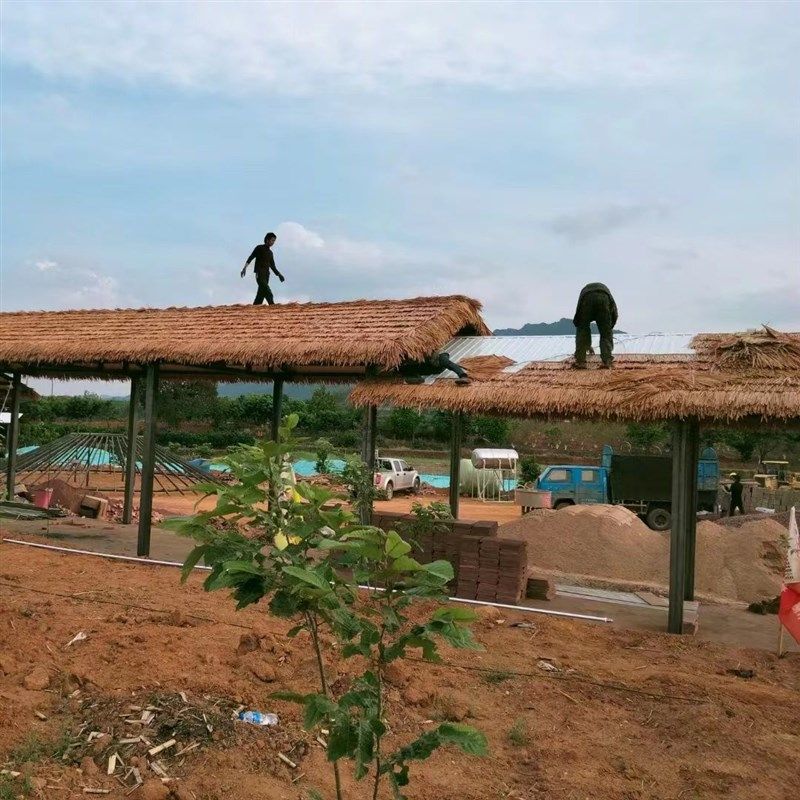 仿真茅草屋顶塑料毛草铝制稻草户外凉亭农庄农家乐装Y饰茅草屋帐,基础建材,仿真茅草,淘宝优惠券,粉丝福利购,淘宝优惠卷