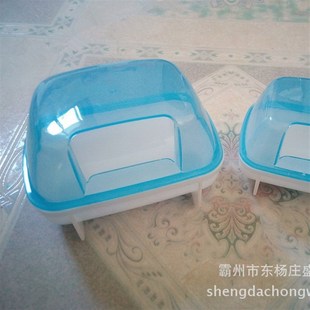 仓鼠金丝熊浴沙盆洗澡房熊仔桑拿房干I蒸厕所清洁两用宠物用品