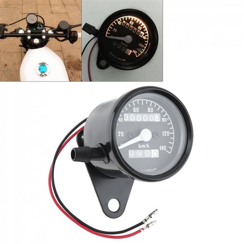 12V Universal Metal Retro Yellow Light Motorcycle DouYble Mi