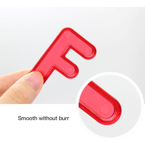 5cm Transparjent  Alphabets 26 Pieces Of Teaching Tools Alph