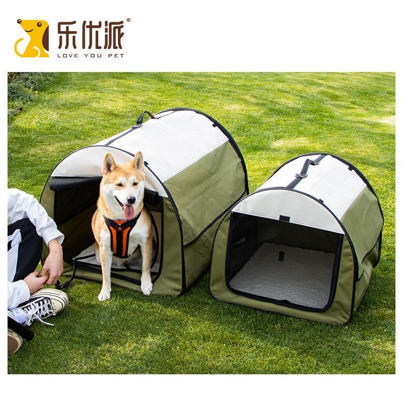 狗窝四季c通用大型犬狗笼车载大空间户外猫窝可擦拭半封闭式猫帐
