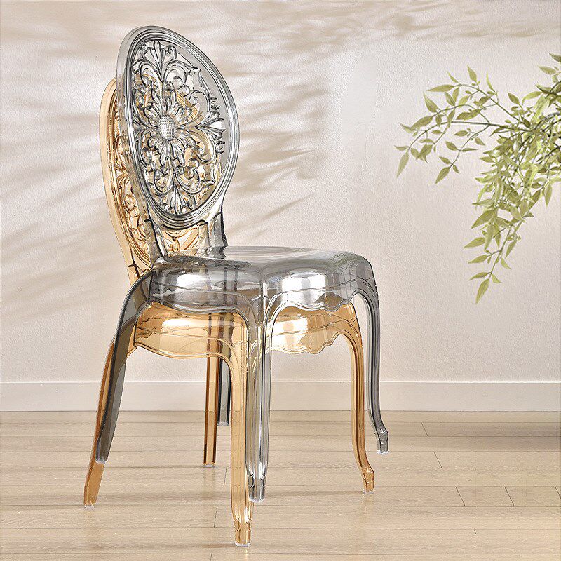 亚克力椅透明宫廷椅户外靠背椅y子简约酒店宴会婚礼堂婚庆椅子家