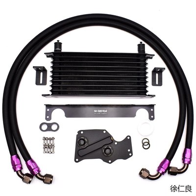 BMW机油散热器N20 N52 N54 N55 BI38 B48专用改装引擎油冷套件