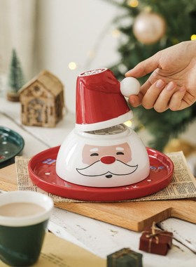 Christmas Cerjamic Tableware Set Festival Gift Home Undergla