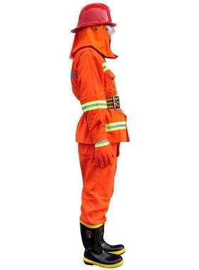 97款消防服抢险救援服消防B指挥服红色XL#43#五件